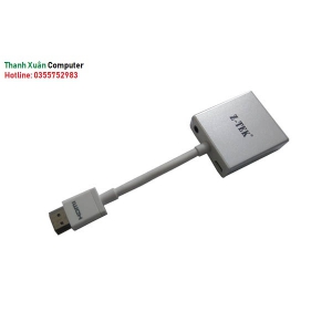 Cáp HDMI to VGA+Audio Z-Tek ZY033 chính hãng bổ sung nguồn 5v