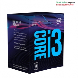 CPU Intel Core i3-8100 (3.6Ghz/ 4 nhân 4 luồng/ 1151v2-CoffeeLake/ 6MB)