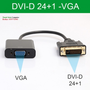 Cáp chuyển đổi DVI ( 24+1) to VGA (20cm)