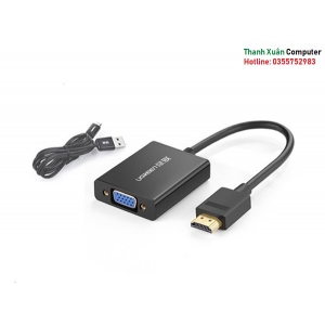 Cáp chuyển đổi HDMI to VGA có Audio Ugreen UG-40233