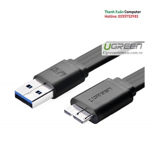 Cáp USB 3.0 cho ổ cứng di động HDD 2,5 ing dài 1m chính hãng Ugreen 10809