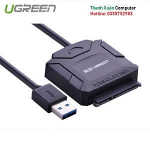 Cáp USB 3.0 to SATA HDD 2,5 và 3,5 Converter chính hãng Ugreen UG-20231 cao cấp