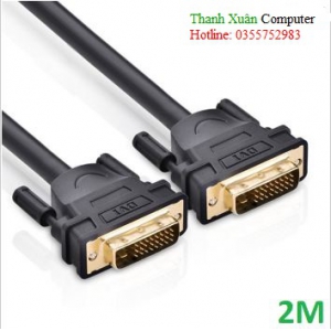 Cáp DVI 24+1 dài 2m hỗ trợ full HD chính hãng Ugreen UG-11604 cao cấp