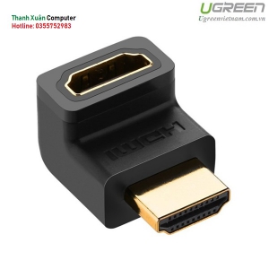 Đầu nối HDMI vuông góc 90 độ chính hãng Ugreen 20110 (bẻ lên)