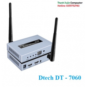 Thiết bị kết nối HDMI không dây 50m chính hãng Dtech DT-7060